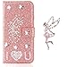 Produktbild Slim Retro Bookstyle für Samsung A50,Bling Glitter Glitzer Diamond Musterg Leder Stand Funktion Karteneinschub Magnetverschluss Flip Wallet Hülle