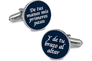 Gemelolandia | Gemelos para Boda Regalo para el Padrino Cubrebotones | Gemelos Originales Para Camisas | Para Hombres y Niños | Regalos Para Bodas, Comuniones, Bautizos y Otros Eventos