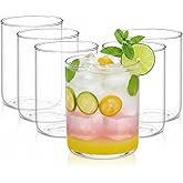AGARO Elite 255 ml Glasses Set of 6, Transparent Drinki...