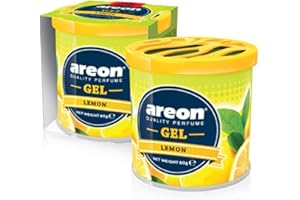 Areon Gel Can - Ambientador de gel de limón, en lata