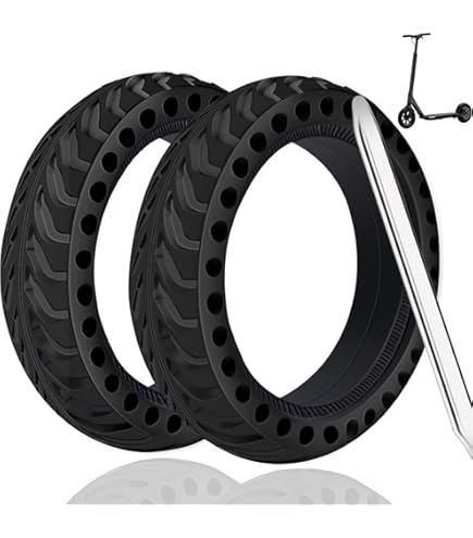 Ruedas Macizas 10 Pulgadas Punto Rojo  10x2.125 Para Llanta De 36mm Con Vivobike S2 Maxs3 Max2 Unidades