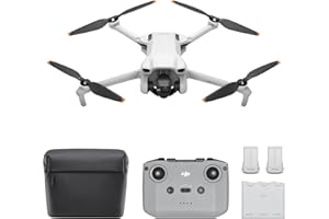 DJI Mini 3 Fly More Combo – lekki i składany dron z minikamerą z opcją nagrywania wideo w jakości 4K HDR, 38-minutowym czasem lotu, True Vertical Shooting i inteligentnymi funkcjami