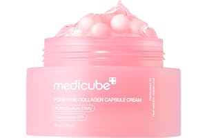 medicube Salmon DNA PDRN Capsule Cream 1.94 oz – Crema hidratante ligera con PDRN y niacinamida para tono desigual e hidratación luminosa