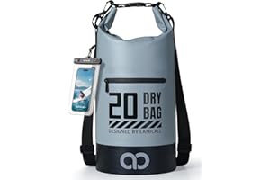 Lamicall Dry Bag, wasserdichte Tasche - [Robust & Kratzfest] 5L/10L/20L/30L/40L Rucksack Wasserdicht Beutel, Waterproof Bag Drybag für Wassersport/Strand/Bootsport, Freie 100% wasserfeste Handyhülle