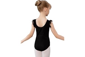 AOQUNFS Mädchen Ärmellos Ballett Body Mädchen Gymnastikanzug Kinder Ballett Trikot,R01