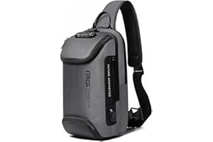 Bange Sling Bag, Waterproof Men's Chest Bag Shoulder bags Crossbody Sling Backpack for Men Sling Backpacks, 7082grey, 15 (7082GREY)