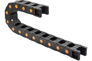 Hosifiy Cadena de arrastre para cables, tipo abierto, cadena de arrastre de alambre R75, 35 x 50 mm, longitud de 1000 mm, cadena de arrastre de cable para impresora 3D eléctrica CNC router maquinaria