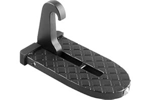 catpaw Car Doorstep Foot Pegs Folding Ladder U Shaped Hook Pedal Easy Access to Rooftop with Safety Hammer Function Car Accessories for SUV, RV,Off-Road Vehicle
