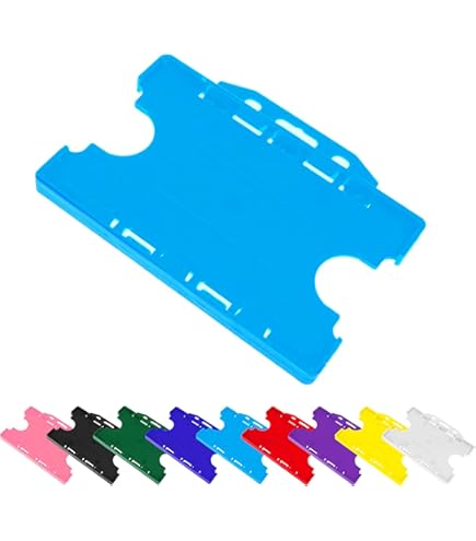 Identity-Plus: Clear/Opaque Open Faced Dual Double Sided Landscape ID - View #10