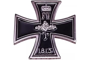 AOTEMAN Deutsch Deutschland Eiche Blatt Auftrag Medaille Metall Emblem für Kleidung Rucksack Hut Zubehör, Emaille, Zinklegierung, Metall