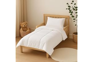 ARTISTIC FASHIONISTA LIMITED Cot Bed Duvet 120x150cm – Microfibre Anti-Allergy Toddler Duvet – Lightweight, Breathable & Ultra Soft Baby Quilt – All Season Comforter for Cot Beds & Kids (Cot Duvet - 9.0 Tog)