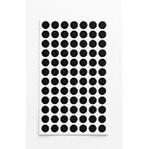 Yuvarlak Etiket SİYAH 15 mm -1.890 adet- Renkli Etiketler, yapışkan noktalar, renkli, &ccedil;ok ama&ccedil;lı etiketler, renkli noktalar, 