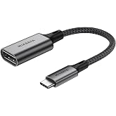 Mikrava USB C DisplayPort Adapt&ouml;r&uuml; 8K@60Hz 4K@240Hz 2K@360Hz, Thunderbolt 3/4/5 Uyumlu, Type C DP Adapt&ouml;r&uuml;, iPhone 15 16 17 S