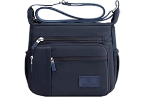 Wafybsre Borsa a tracolla casual per donna, borse a tracolla multitasche Borse in nylon impermeabile