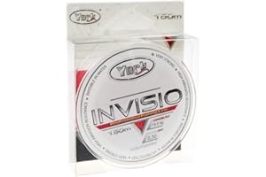 YORK Invisio Angelschnur 150m Spule 0,14mm-0,40mm Monofile Schnur Fluorocarbon beschichtet (0,02€/m) (0,30mm/18kg)