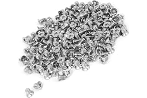 PATIKIL 5mm Lunghezza Computer PC Custodia 3.5" HDD Viti, 200pz Piatto Testa Duro Guida Vite