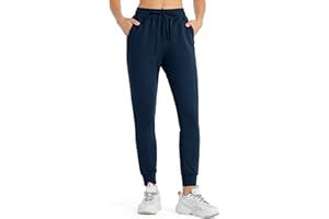 WILLIT Women's Fleece Lined Joggers Water Resistant Thermal Winter Trousers Warm Running Sweatpants with Pockets