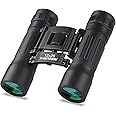 Xnourney 12x25 Compact Binoculars, High Powered Easy Focus Binoculars, Portable Large Eyepiece Binocular for Adults Kids Bird Watching,Opera Concert, Travel, Hiking, Outdoor Scenery, Football Game