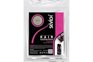 Sevich Fibre dei Capelli, Fibre Costruzione dei Capelli,fibre originali di ricarica, Fibre cheratiniche naturali 100g grigio
