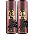 DENVER Hamilton Ace Body Deodorant - 165MLEach (Pack of 2) | Long Lasting Deodorants | Luxury Fragrance for Men