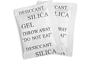 LiRiQi Woreczki żelowe silikonowe, 100 worków, na środek osuszający, małe woreczki pochłaniające wilgoć, designerskie woreczki z silikonowym workiem na środek pochłaniający wilgoć, 100 sztuk