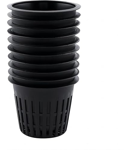 Beautyflier Netztöpfe 70 Mm – 50 Stück Schwarze Kunststofftöpfe Für Hydrokultur & Orchideen