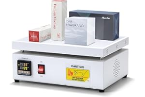 Hanchen Cellophane Wrapping Machine Manual Overwrapping Machine Desktop Heating Sealing Machine for BOPP Perfume Cosmetics Poker Box PVC Heat Sealer Film (200×300mm)