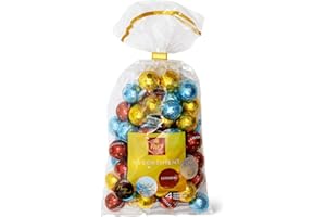Frey Balles de chocolat dans un sachet à 4 variétés 750 g - Praline au lait assortie - Chocolat suisse - Grand paquet 1x750g - Certifié UTZ - Cadeau Anniversaire Pâques