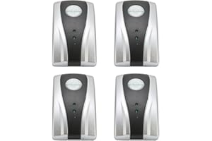 YUNIR Confezione da 4 Pro Power Saver Energy Saver Pro Power Save Scatola per il Risparmio di elettricità Dispositivo per il Mercato degli Uffici Domestici Dispositivo Elettrico (Spina