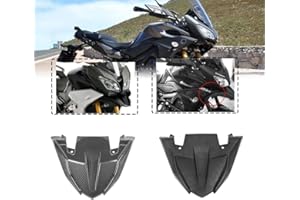 Lorababer Tracer Couvercle d'extension de Cône de Bec de Garde-Boue de Roue Avant pour Y-amaha MT09 MT 09 Tracer 900 Tracer 900 GT FJ09 2018 2019 2020 2021 Accessoires (Fibre de Carbone)