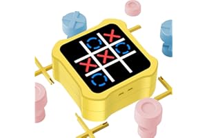 COMIUS SHARP Tic Tac Toe Bolt, Juegos De Viaje Portátiles 5 En 1, Volumen Regulable, Electrónico Tic Tac Toe Bolt , Crecimiento de La Memoria,Juego de Fiesta Familiar, Regalos de Cumpleaños Para Todas Las Edades
