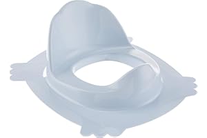 THERMOBABY - Réducteur de toilette LUXE - Hygiène de bébé - Fabriqué en France - Fleur Bleue