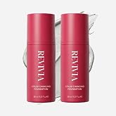 Revivia Korean Makeup Foundation, Revivia Korean Foundation - 1 fl oz (2 | Adapts to skin tone, with built-in Spf 15, a natur
