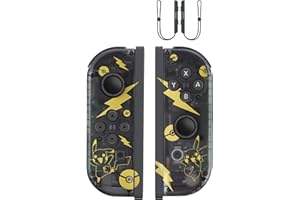 Vinkarpe Switch Controller, L/R Wireless Switch Controller Joystick kompatibel mit Switch/OLED mit Dual Motors/6-Axis Groscope, Plug-and-Play, mit Handgelenkschlaufen