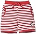 SALT AND PEPPER Baby Girls 0-24m B Shorts beach stripes Striped Shorts, Red (Hibiskus 327), 9-12 Months (Manufacturer size: 80)