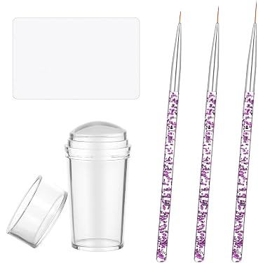 FRCOLOR Silikon-Nagelmatte Für Maniküre – 38x29 Cm, Mit Lineal Und Mustern, Leicht Zu Reinigen