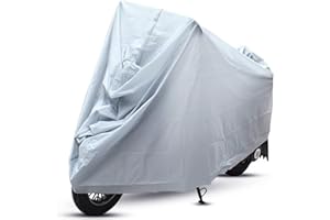 MAGISEL Housse de Moto Impermeable 140 x 240 cm, Bâche de Protection Exterieur Interieur, Accessoires Résistants aux Rayons UV et à la Poussière pour Scooter