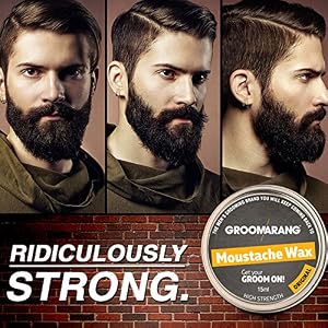 Groomarang Starter Collection Beard Comb Moustache Wax 15ml Shave Cream 100ml Gift Set - Image 8