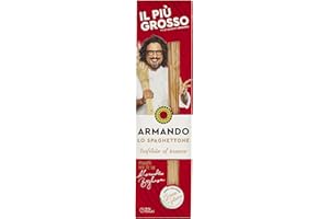 Armando, Lo Spaghettone, Pasta di Semola di Grano Duro di Filiera 100% Italiano - Trafilato al bronzo - 20 confezioni da 500 gr