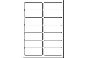 SmithPackaging A4 Self Adhesive Address Labels, 14 Label Per Sheet, 100 Sheets, 99.1 x 38.1mm 1400 Labels