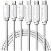 USB C to Lightning Cable 3Pack 4ft, Apple MFi Certified iPhone Charging Cable, Fast USB C Charging for iPhone 14/14Pro/14Pro