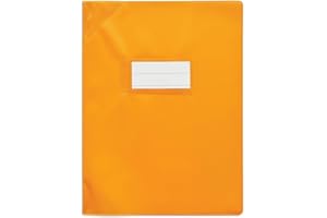 ELBA Lot de 3 Protège-cahiers PVC 150 Strong Line 24x32 cm opaque orange