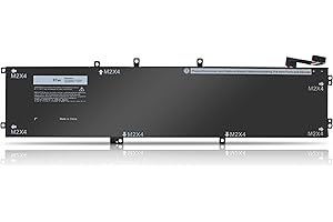 BIUBOTY 97Wh 6GTPY Laptop Battery for Dell XPS 15 9550 9560 9570 7590, Precision 5510 5520 5530 5540 M5510 M5520 Workstation, Vostro 7500 GPM03 5XJ28 5041C 05041C 5D91C P56F P56F001 P56F002