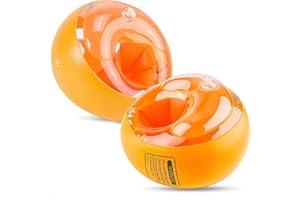 JSRHEEM Anello da nuoto per bambini, 1-6 anni, 11-25 kg, per principianti, ragazze e ragazzi