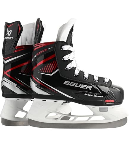 Patin à Glace Roces RH1 Pour Garçon – Taille Réglable 35-38 – Nylon Renforcé, Lame Acier Inox