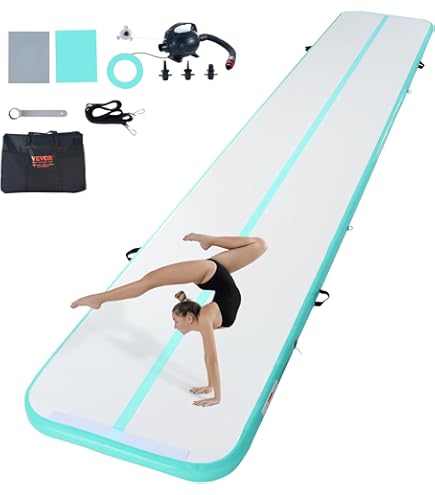 Poutre D'Équilibre Réglable De 226cm Poutre De Gymnastique Haute Et Basse Avec 3 Hauteurs Rose