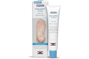 ISDIN Ureadin Podos (75 ml) | Gel-Huile Hydratant à 10% d'Urée | Répare et Hydrate les Pieds Secs et Crevassés