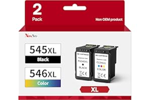 xinsin Remplacement pour CANON PG-545XL CL-546XL Cartouches d'encre (Noir, Couleur) PG-545 CL-546 XL Compatible pour Pixma MX495 TR4550 TR4551 TS3150 TS3151 MG2450 MG2500 MG2950 MG2550S MG2555S MG3050