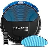Rowenta RR6971WH Smart Force Essential Aqua - Robot Aspirador 2 en 1, Aspira y Friega, con Sensores Anticaída, 150 Minutos de