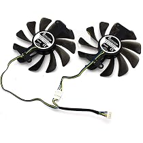 Ventilateur Refroidissement Carte Graphique 3x92mm - Pour GTX 1080Ti, RTX 3080Ti - PCI Avec Alimentation 5V/7V/12V